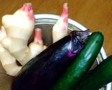新生姜がアクセント！なすと胡瓜の刻み漬物作り方2写真