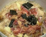 肉じゃがとサーモンのバター焼き♪作り方6写真
