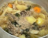 肉じゃがとサーモンのバター焼き♪作り方7写真