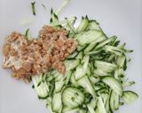 簡単☆きゅうりと納豆とカニカマ、マヨ和え作り方2写真