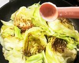 ガーリックバタポン醤油のキャベツステーキ作り方4写真