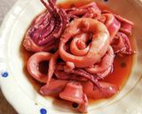 イカの煮物。作り方2写真