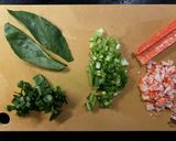 Crab/Komatsuna Rice作り方1写真