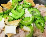 厚揚げ豆腐の豚玉チャンプルー作り方2写真