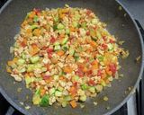 もりもり夏野菜のヘルシーキーマカレー♡作り方2写真