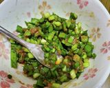 醤油麹ニラ冷奴作り方1写真
