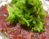☆　牛肉のタタキで簡単カルパッチョ作り方12写真
