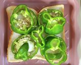 食パンアレンジ☆夏乗り切る丸ごとピーマン作り方2写真