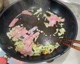 ウニ醤油の和風クリームパスタ作り方4写真
