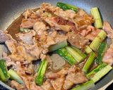 豚肉ときゅうりの梅肉炒め作り方7写真