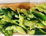 焼肉生だれできゅうり大量消費の中華風炒め作り方3写真