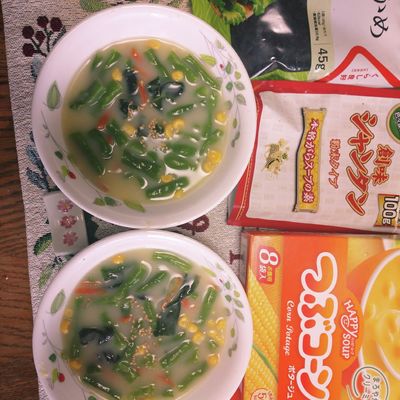 コーンスープを中華スープにリメイク✨☺⛄ by minmo2✳️2