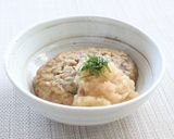 介護食　ハンバーグの梅おろしソース作り方6写真