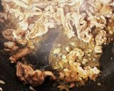 豚こま肉のオニオン醤油炒め作り方4写真