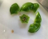 煮るだけ♡我が家のピーマンの肉詰め作り方2写真