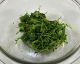 豆苗とオクラの味噌和え作り方4写真