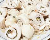 鶏胸肉の梅しそ巻作り方6写真