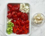夏野菜の簡単ガスパチョ（冷製スープ）作り方2写真