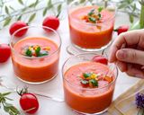 夏野菜の簡単ガスパチョ（冷製スープ）作り方4写真