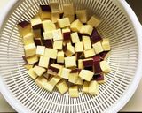 計量不要☆さつま芋とベーコンのサラダ作り方1写真