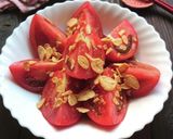 トマトの中華風ガーリックサラダ作り方1写真