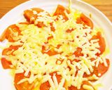 レンジでうま味たっぷりトマトのチーズがけ作り方3写真