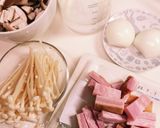 ◇ブロックベーコンときのこのパスタ◇作り方1写真