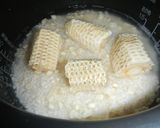 だし醤油で炊く‥「ホワイトコーンご飯」作り方2写真