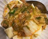 ダイエット朝ごはんオートミールめかぶ納豆作り方3写真