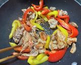 ビタミンカラーたっぷり☆豚キムパプリカ作り方7写真