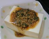 簡単！豆腐の旨い食べ方☆ごまわさび冷奴♪作り方3写真