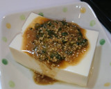 簡単！豆腐の旨い食べ方☆ごまわさび冷奴♪作り方3写真