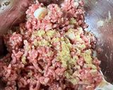 意外と簡単！油揚げのネギ味噌挽肉焼き作り方2写真