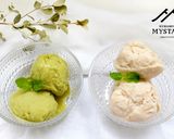 抹茶・紅茶・苺味★甘酒のヨーグルトアイス作り方6写真