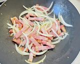 きのことベーコンの和風バター醤油パスタ作り方3写真
