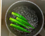 オクラと長いものおかか和え作り方3写真