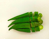 オクラと長いものおかか和え作り方5写真