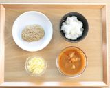 介護食　簡単アレンジ　カレードリア作り方1写真
