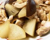 原本しいたけと大根と鶏肉の煮物作り方5写真