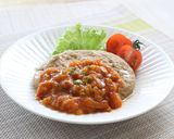 介護食　ハンバーグのカレートマトソース作り方7写真