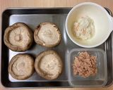 丸ごと椎茸のツナポテ焼き作り方1写真