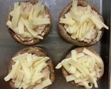 丸ごと椎茸のツナポテ焼き作り方3写真