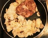 なんちゃって豆腐と豚肉の焼き物作り方6写真