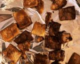 なんちゃって豆腐と豚肉の焼き物作り方7写真