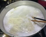 夏バテに！肉炒め×納豆のぶっかけそうめん作り方4写真