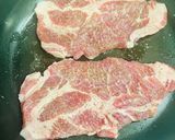 豚肩ロースの甘辛ステーキ作り方1写真