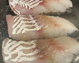 鱈(白身魚)のみぞれあんかけなめ茸乗せ♪作り方1写真