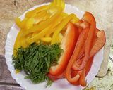 パプリカの塩昆布&大葉和え作り方1写真