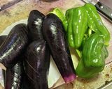 茄子とピーマンの煮浸し・梅肉で作り方1写真
