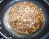 簡単！もろこしビッグハンバーグ作り方4写真